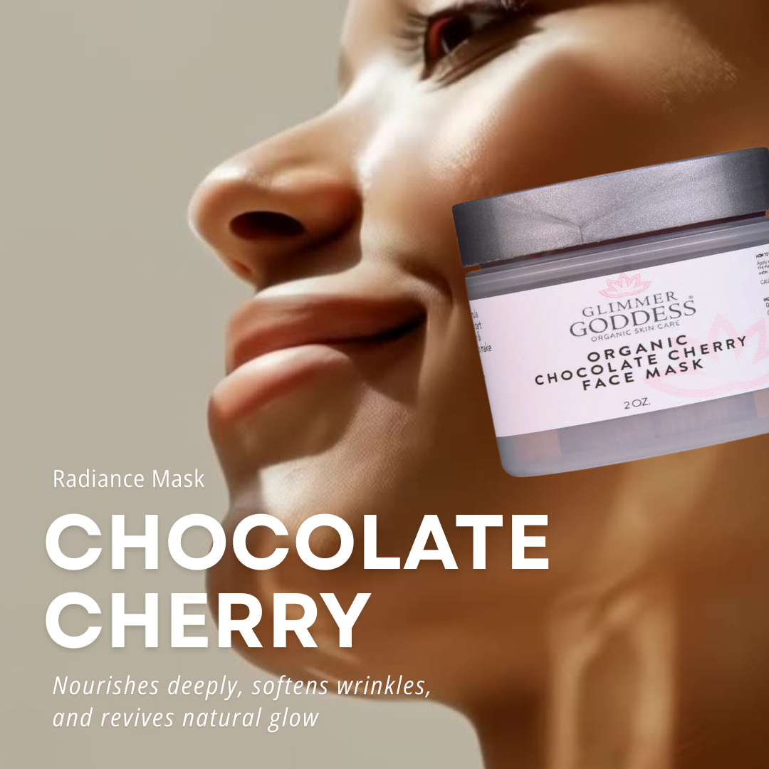 Organic Chocolate Cherry Face Mask – Antioxidant Anti-Aging Treatment