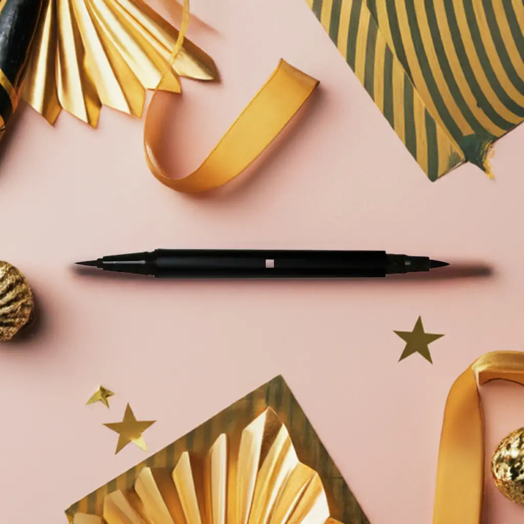 Dual Tip Eye Definer Pen - Black - eye liner