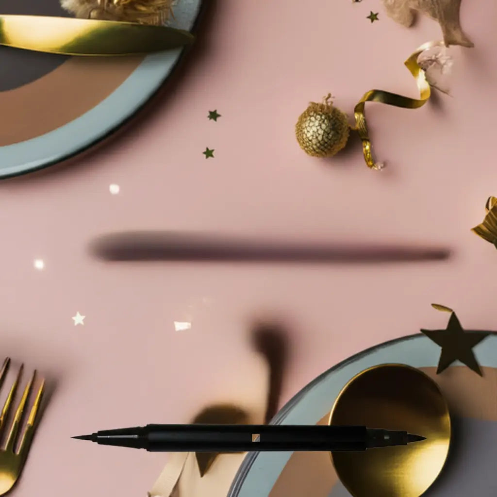 Dual Tip Eye Definer Pen - Black - eye liner