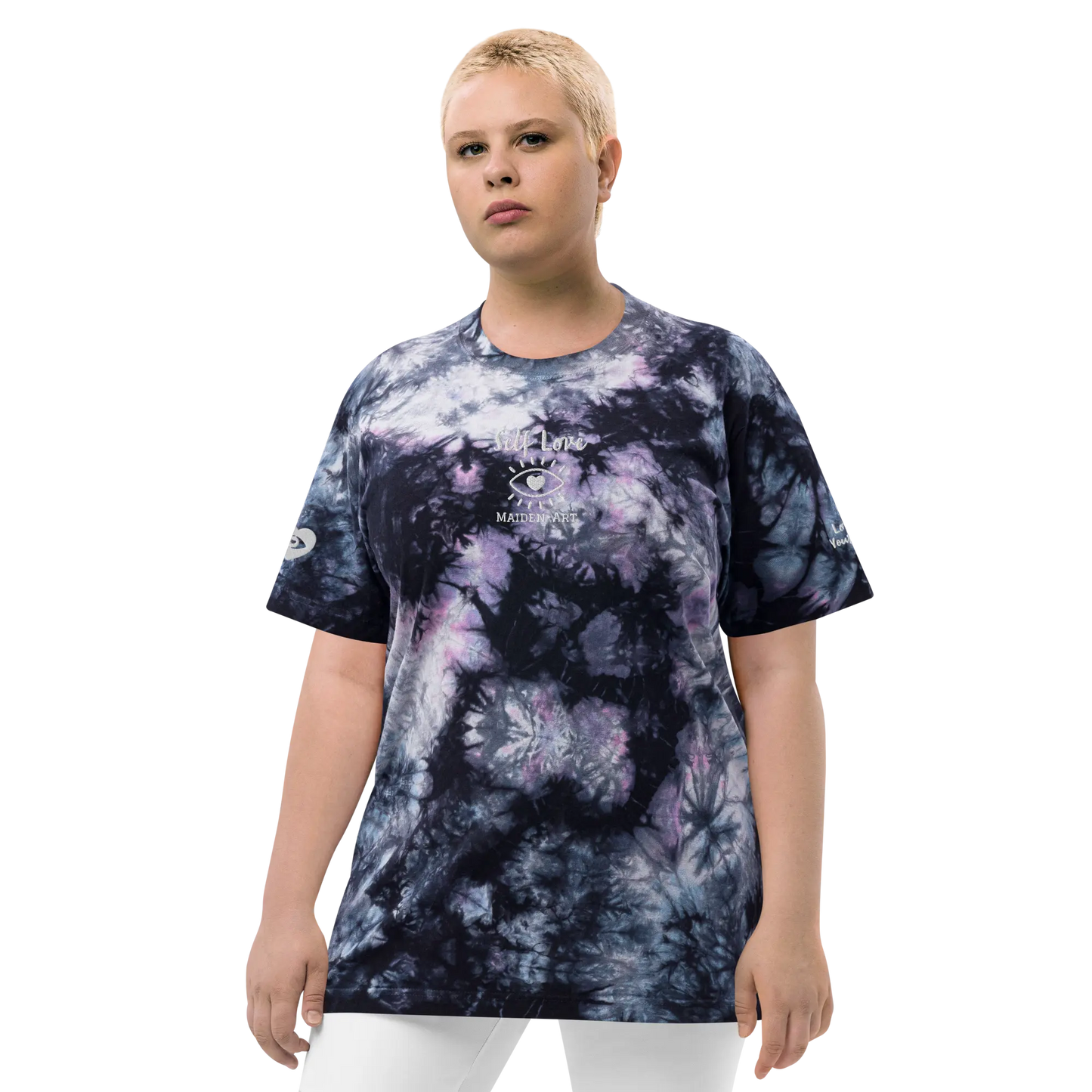 Oversized t-shirt Self Love Oversized tie-dye t-shirt
