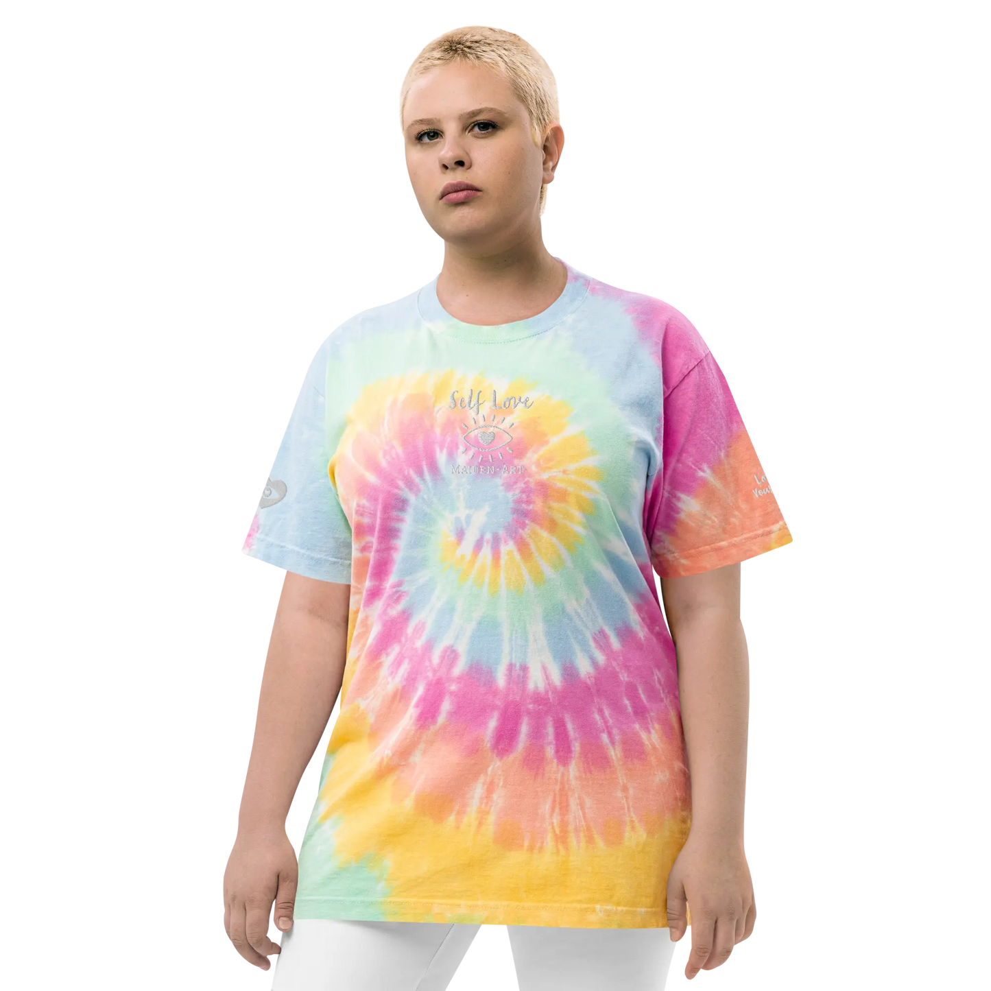 Oversized t-shirt Self Love Oversized tie-dye t-shirt