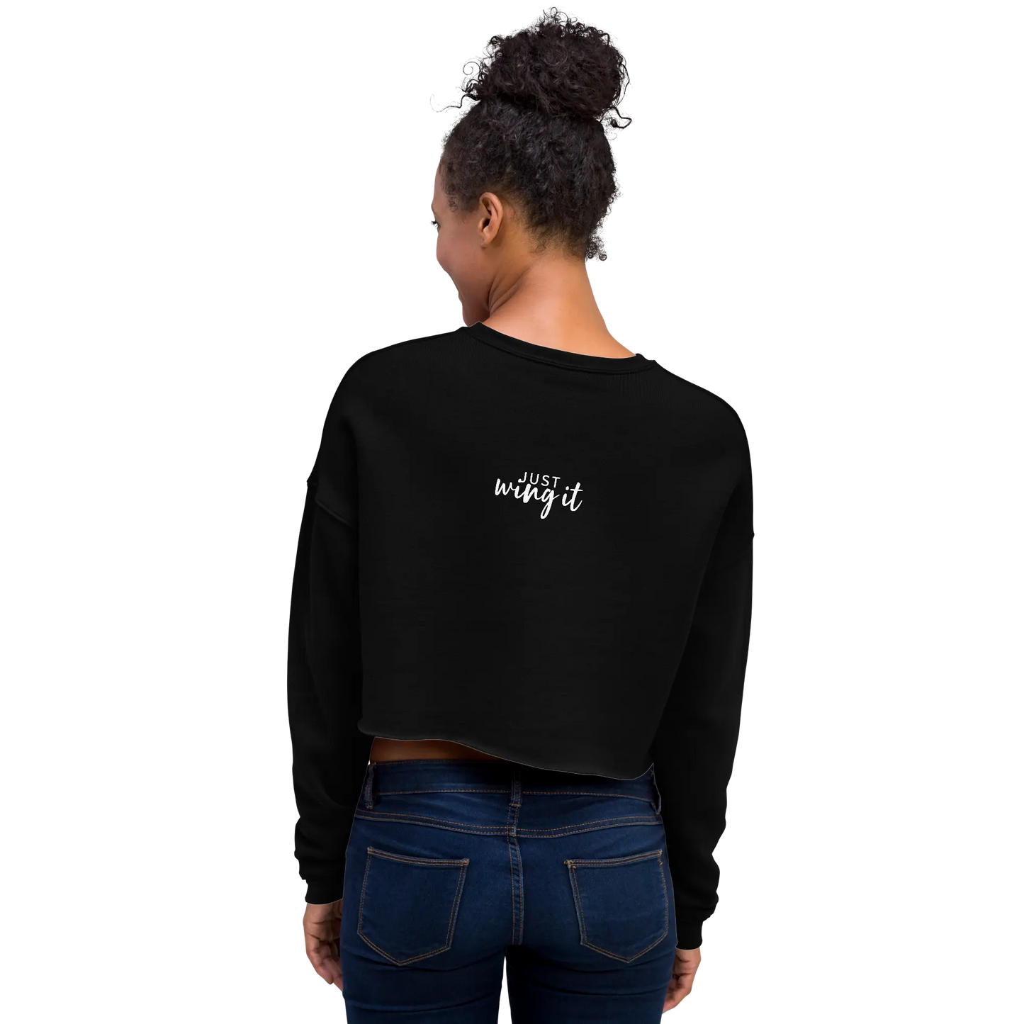 Live Bold Crop Sweatshirt - sweatshirt women